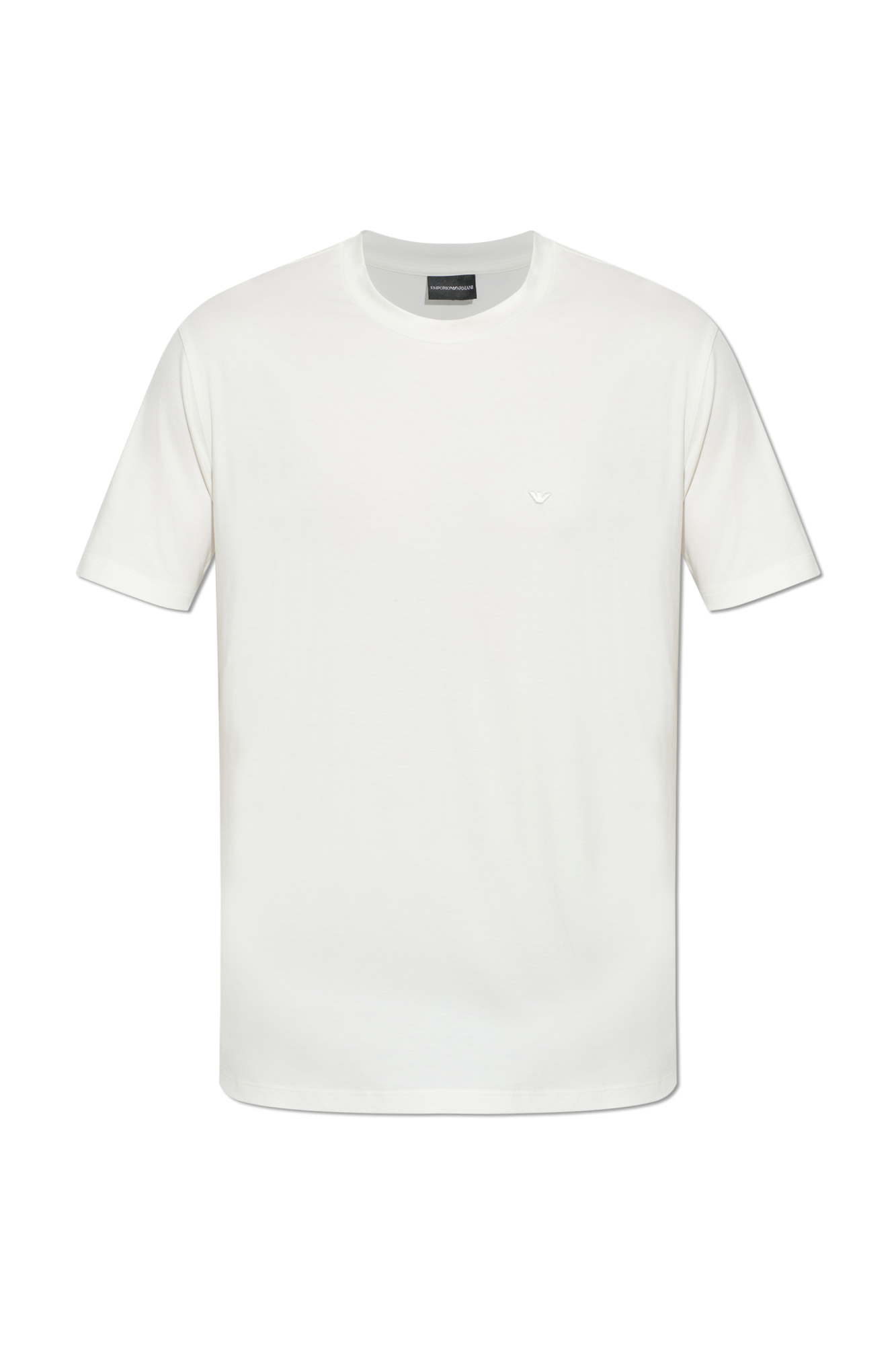Emporio Armani T-shirt with embroidered logo | Men's | Vitkac